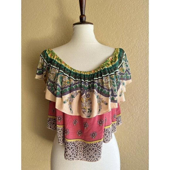 O'Neill Tops - O'Neill Dallas Off-The-Shoulder Cropped Top - Womens Shirts Size S L